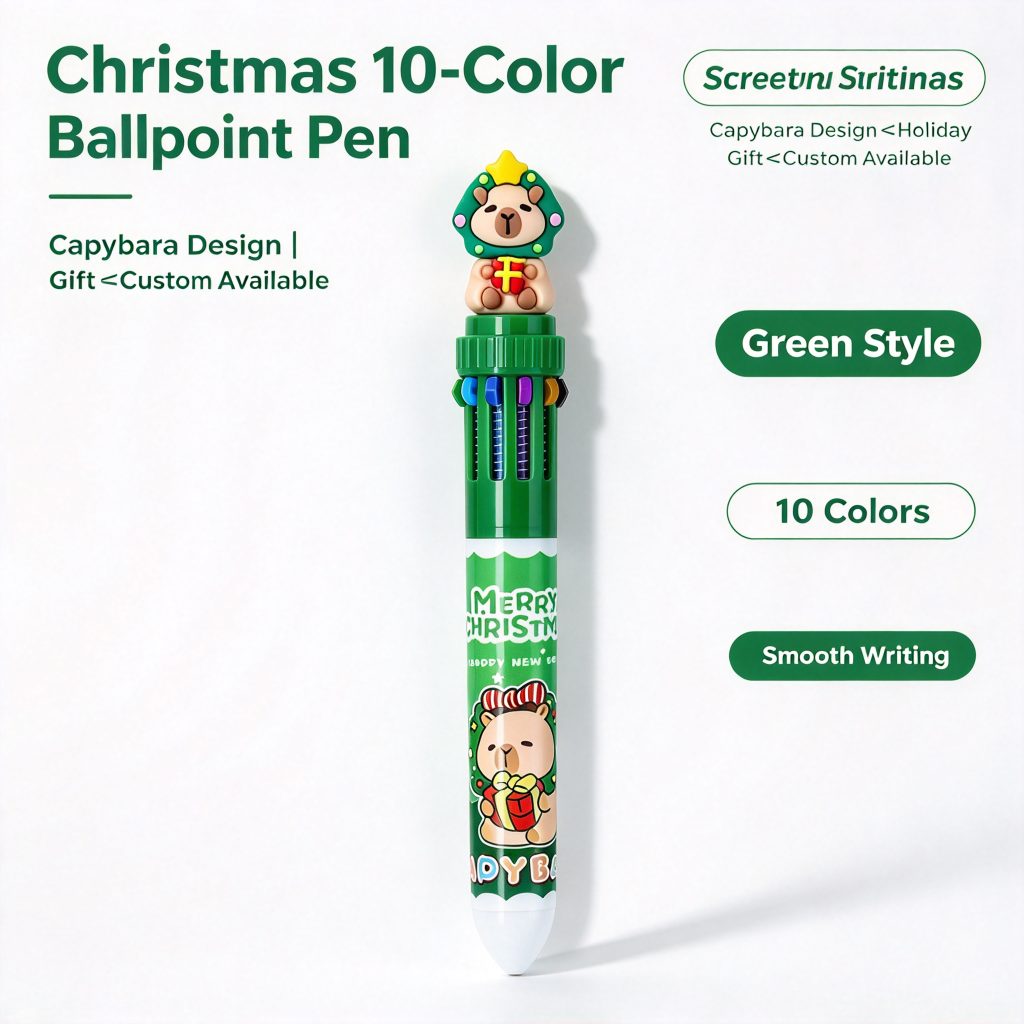 Capybara 10 Colors Ballpoint Pen