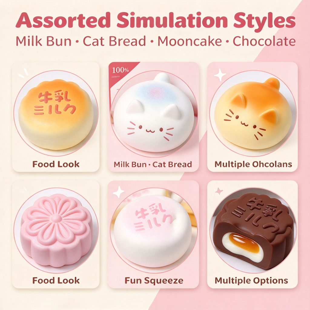 Custom Soft Bread Squishy — Bulk Wholesale & Logo Print