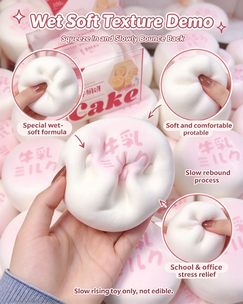 Custom Soft Bread Squishy — Bulk Wholesale & Logo Print