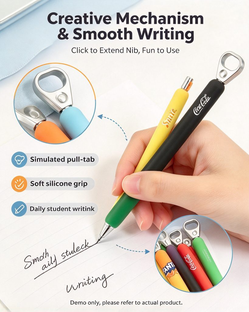Fanta POPUP Pull Tab Gel Pen - MOYIA custom wholesale
