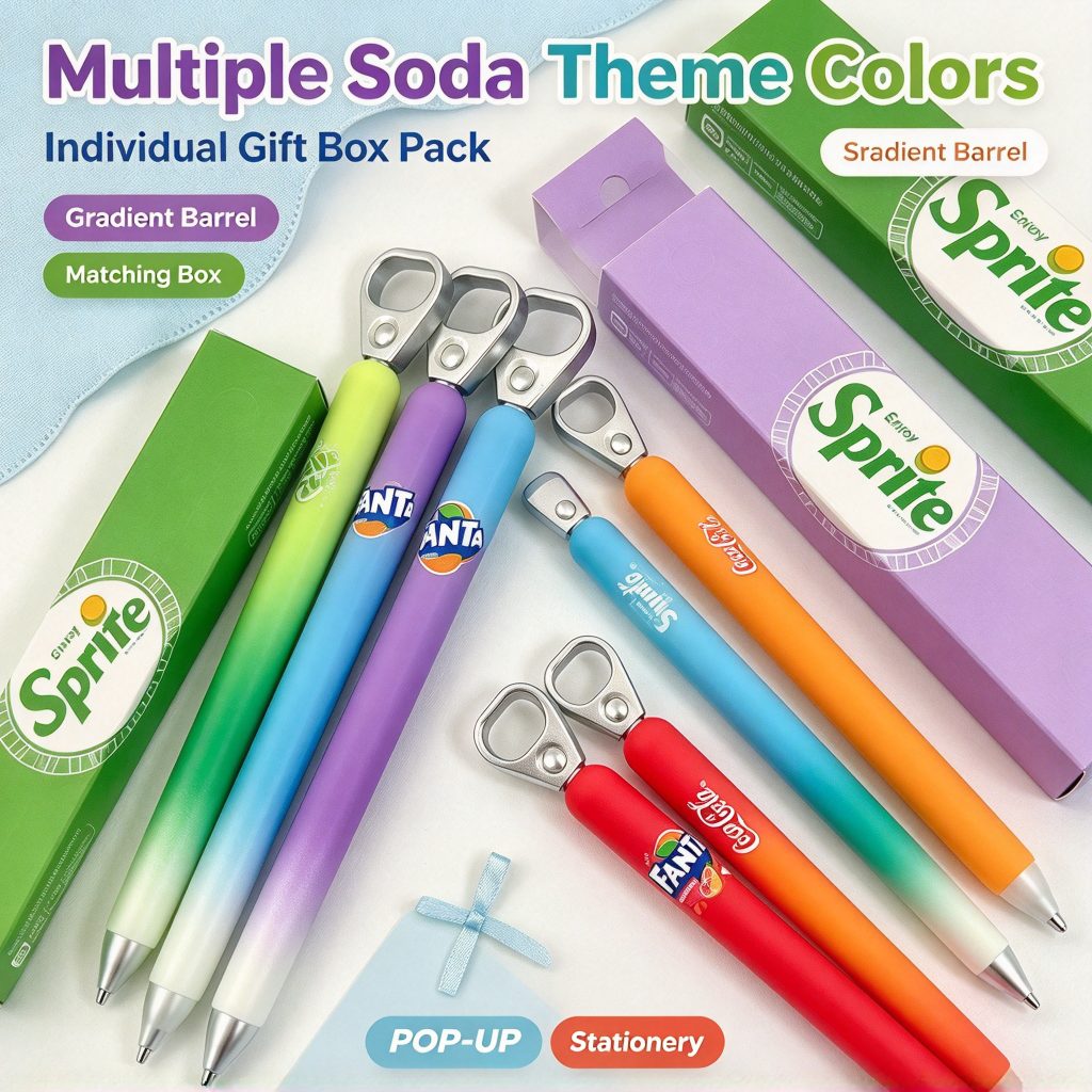 Fanta POPUP Pull Tab Gel Pen