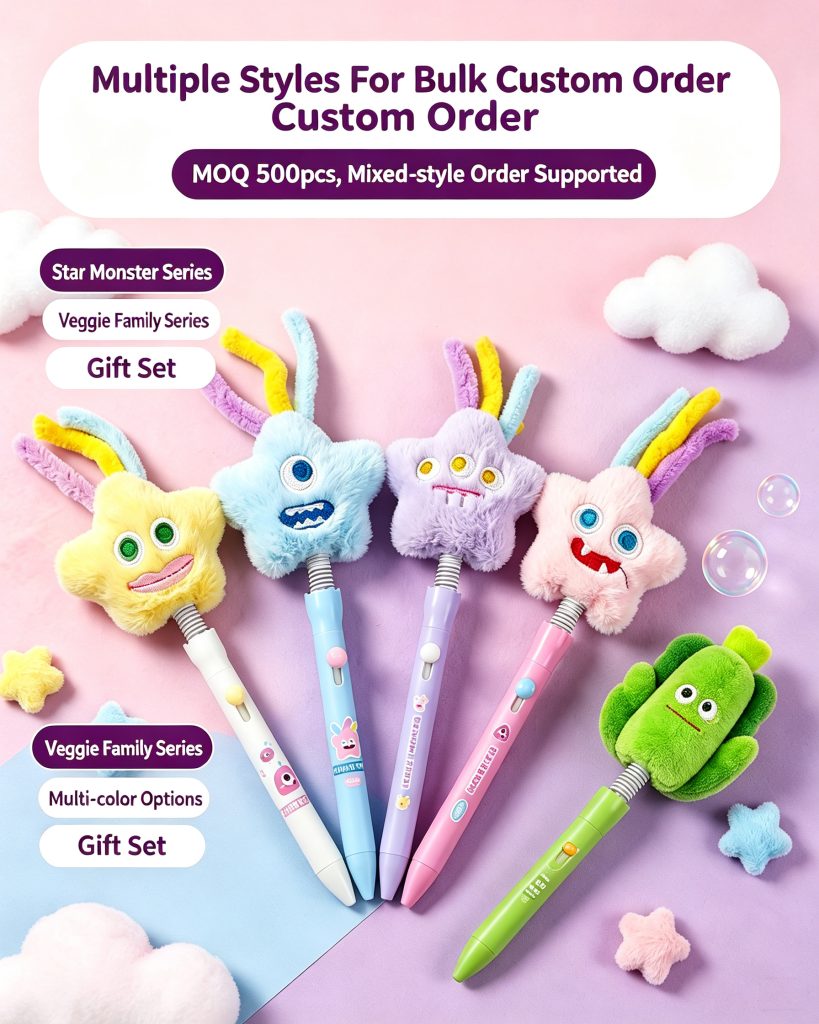 Monster Plush Gel Pen - MOYIA custom wholesale