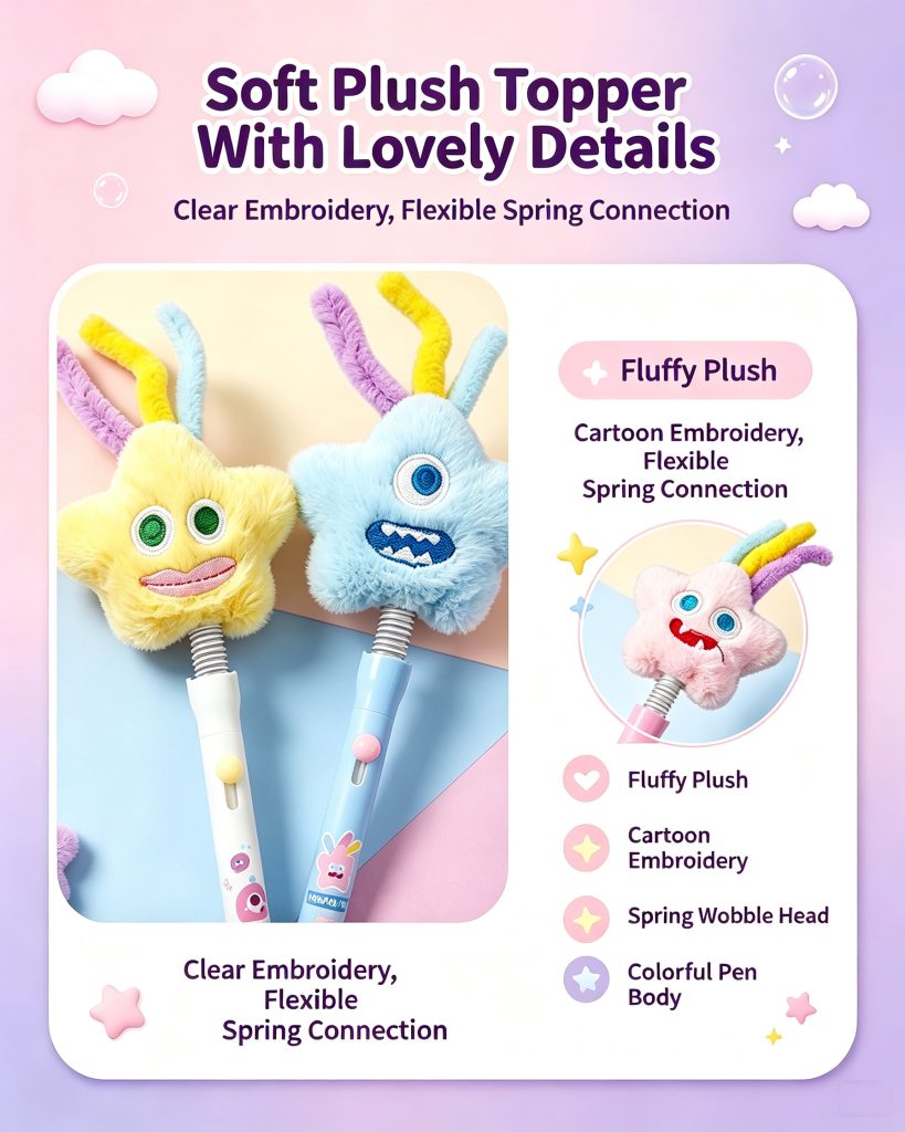 Monster Plush Gel Pen - MOYIA custom wholesale