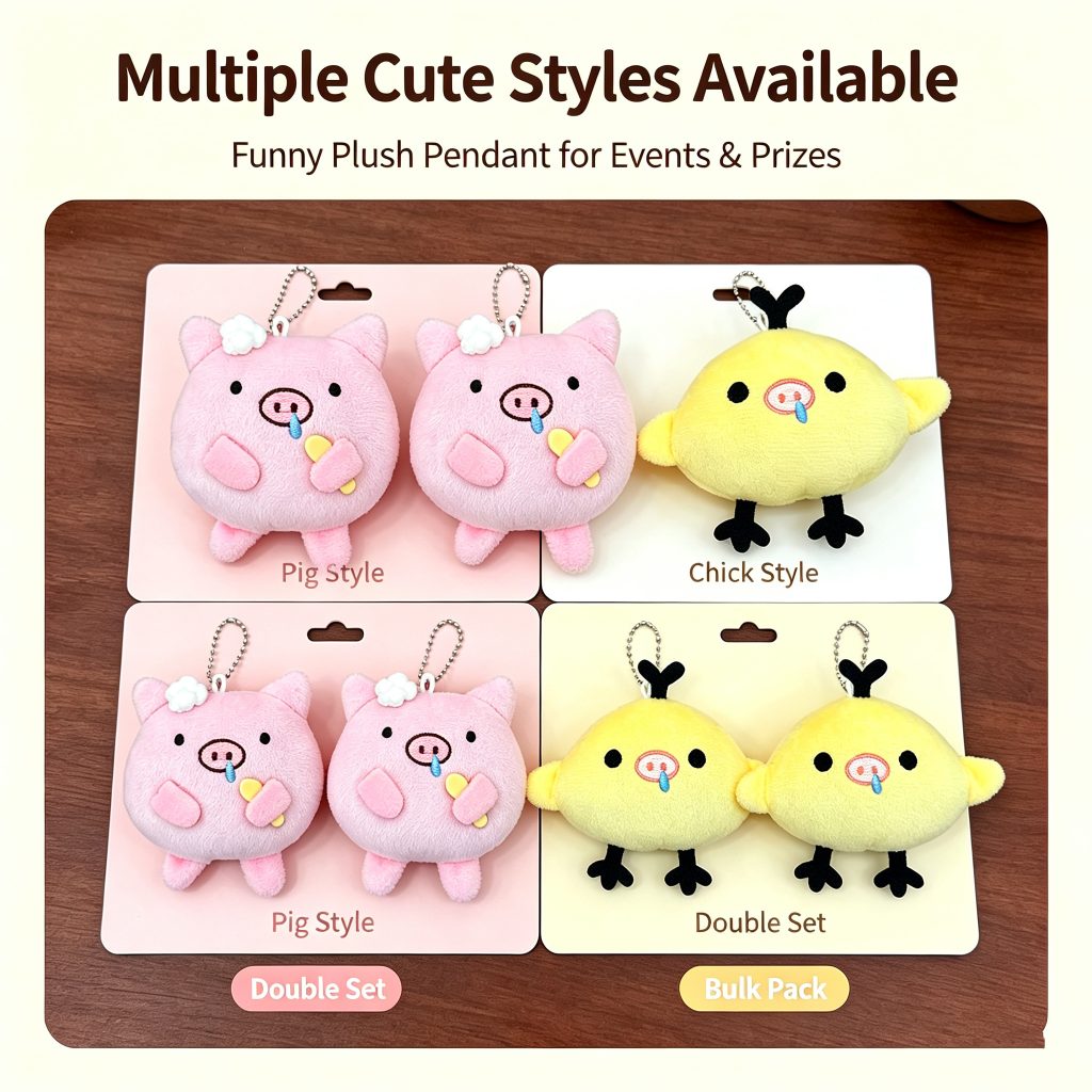 Pig Snot Chick Plush Keychain