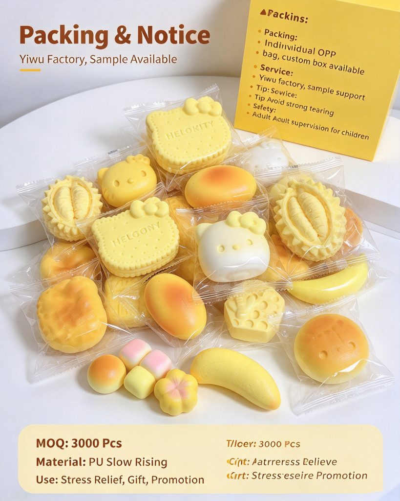 Simulation Soft Bread Squishy - MOYIA custom wholesale