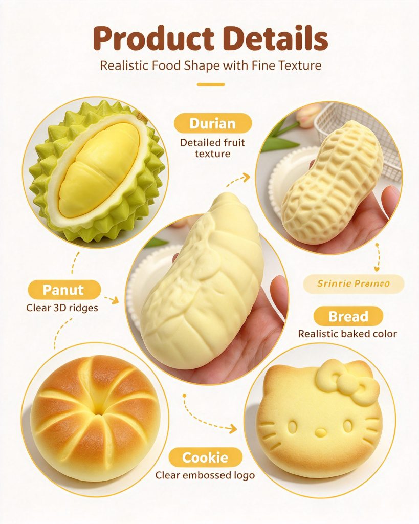Simulation Soft Bread Squishy - MOYIA custom wholesale