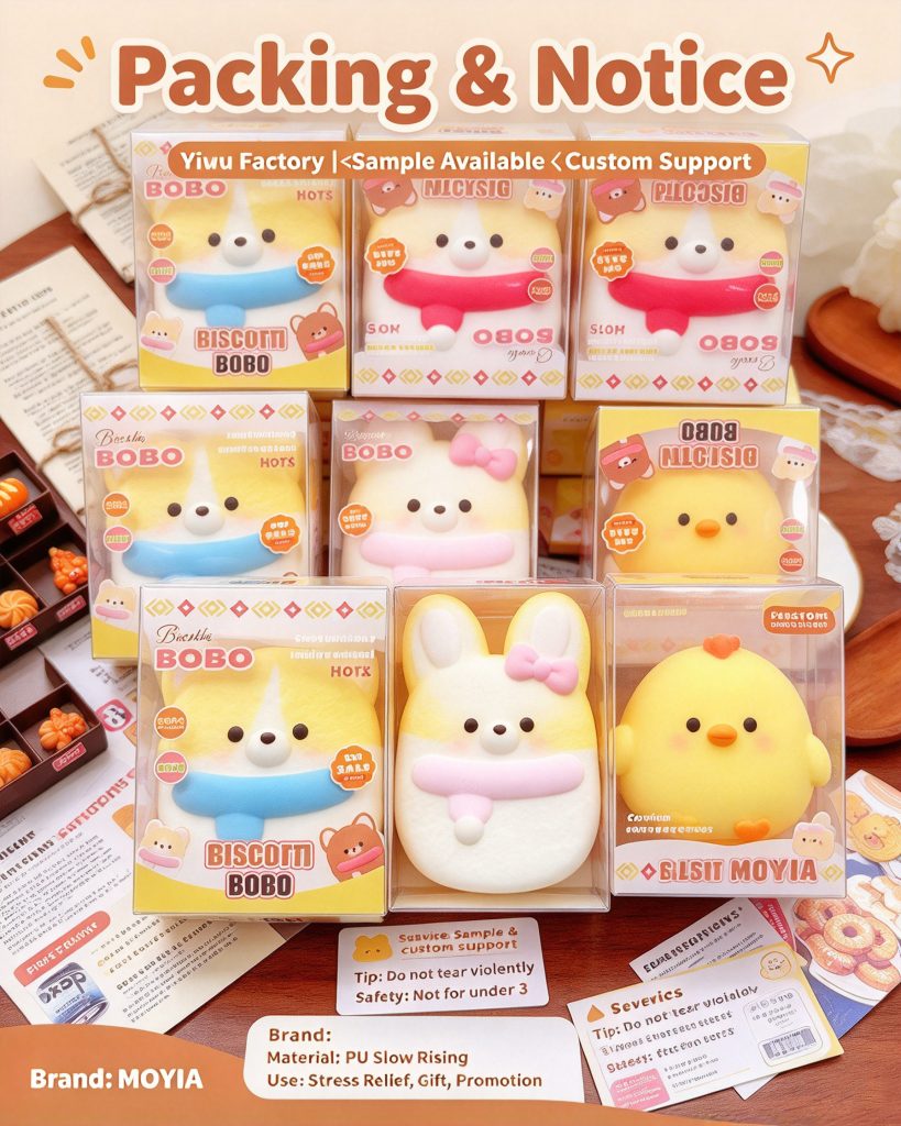 Custom Simulation Food Squishy (PU) — Bulk Wholesale & Logo