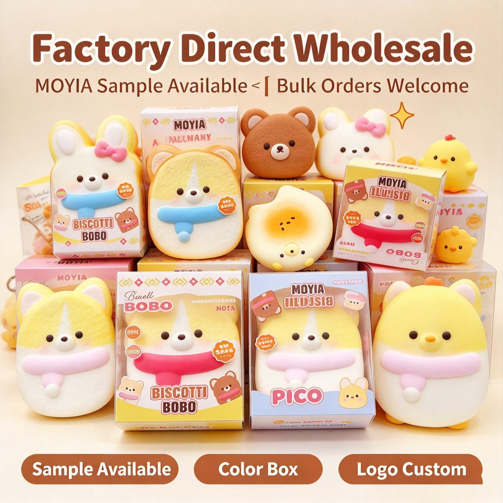Custom Simulation Food Squishy (PU) — Bulk Wholesale & Logo